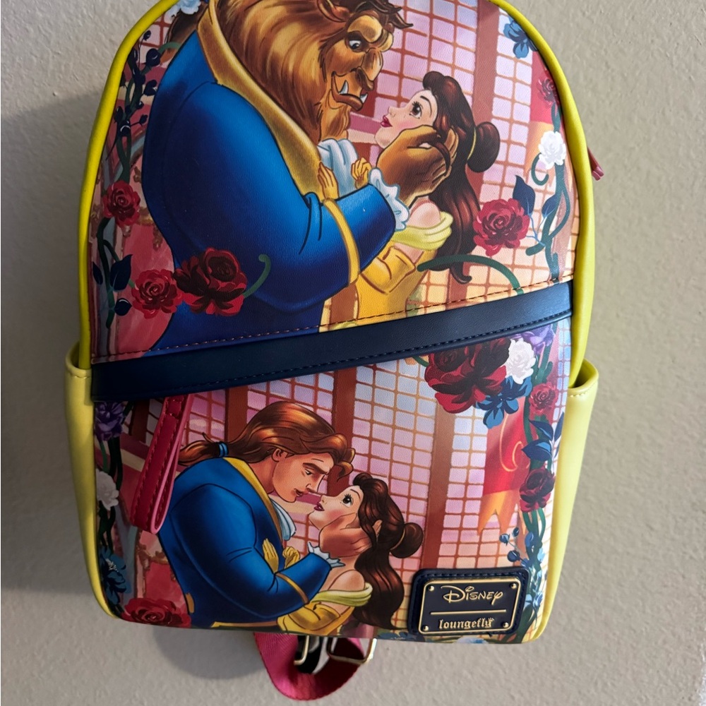 Disney Loungefly Beauty And The Beast Mini Backpa… - image 1